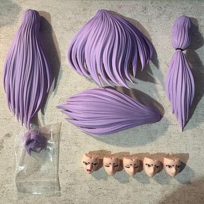 现货 MC白羊 黄金圣衣斗士神话EX白羊座 穆先生 头雕头发散发配件