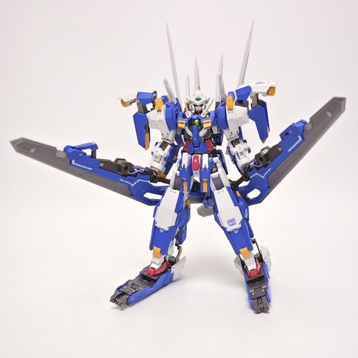 现货 百乐模型 MB 1/100真雪域大统领再版双刀合金成品雪崩能天使