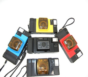 500手动胶卷相机p.o202彩色机身复古胶卷胶卷傻瓜机收藏 franka