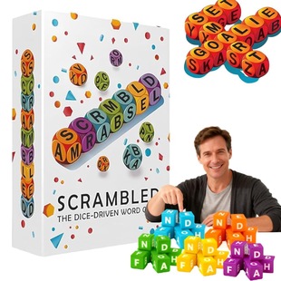 Game乱序骰子单词游戏益智游戏 Word 跨境亚马逊可爱热销新款 Dice