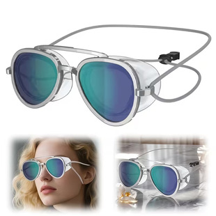 跨境新品Adult Sunny G Mariner Mirror Goggles全视角防雾游泳镜