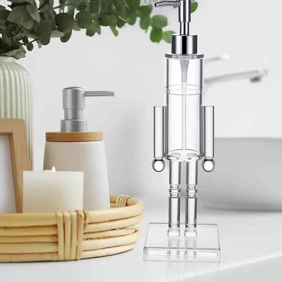 个性潮流实用热卖Nutcracker  Soap Dispenser胡桃夹子皂液分配器