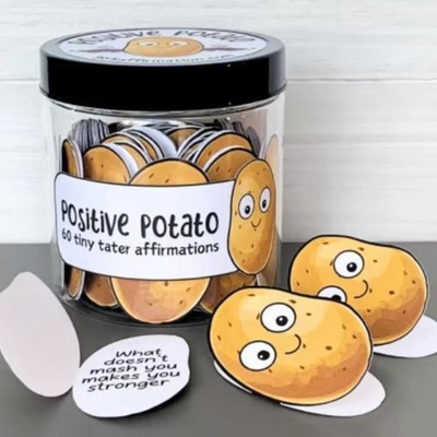 跨境Positive Pickle Emotional Cards 积极的泡菜情感肯定卡片