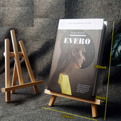 木质书托书本展示架书籍宣传立式 陈列架桌面iPad架手机展架小画架