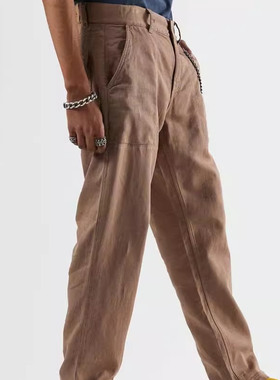 汉麻时代男士春秋休闲长裤棉麻高档直筒裤汉麻料吸汗透气抑菌