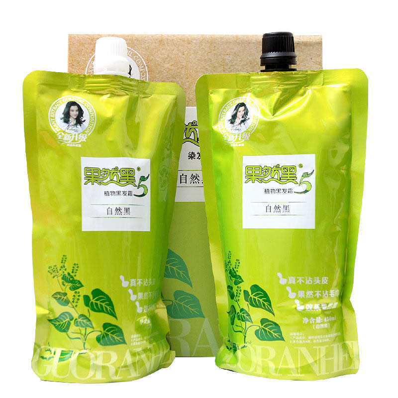果然黑5代植物染发膏剂清水白沫不沾头在家染方便不沾头皮无,美发护发/假发,盖白,淘宝优惠券,粉丝福利购,淘宝优惠卷