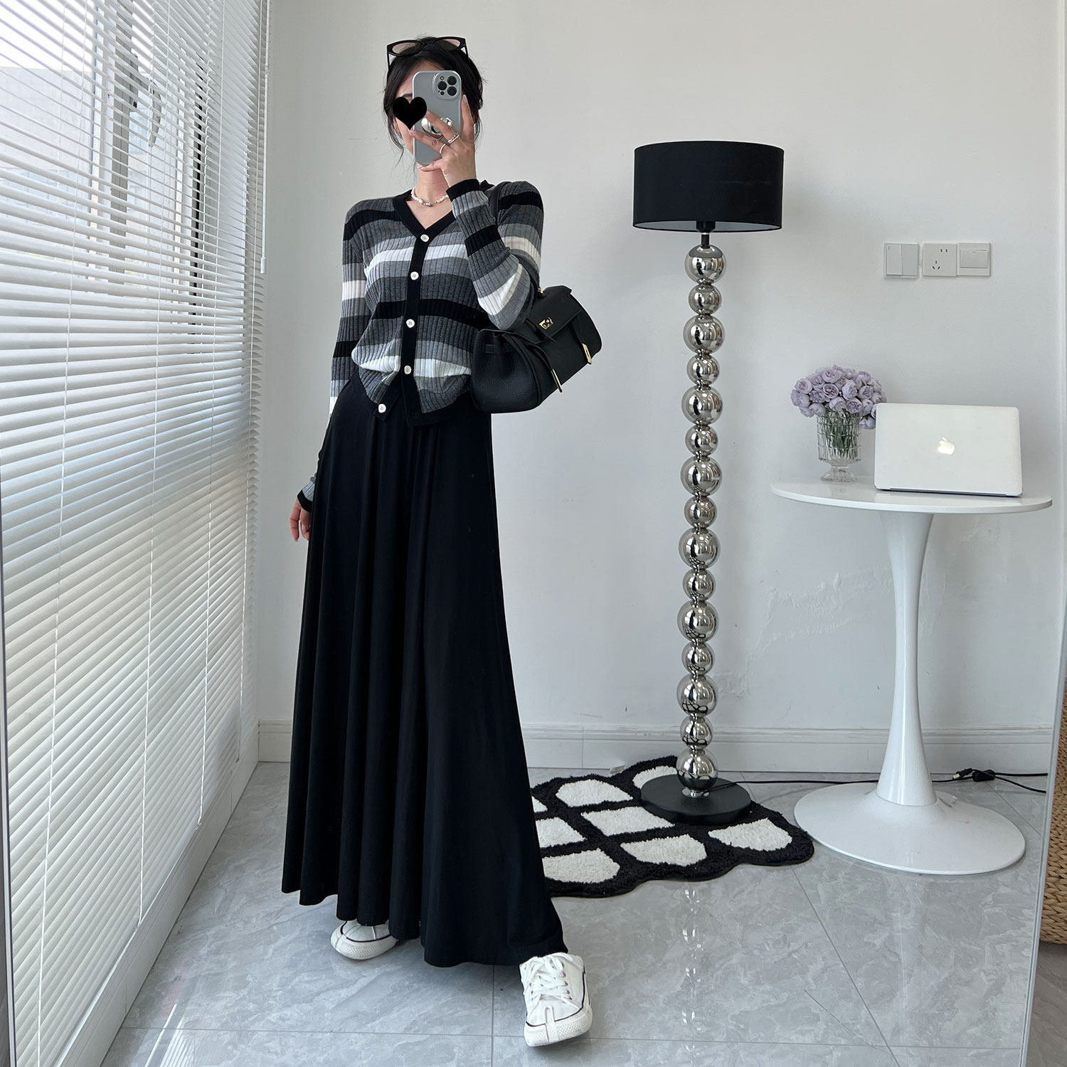 半身裙女夏季新款垂感显瘦黑色a字裙伞裙气质百搭高个子拖地长裙