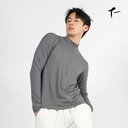 涂一现代舞蹈练功服男款紧身长袖