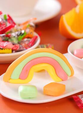 俄罗斯进口混合装糖果爱比可什锦口味独立小包装休闲零食水果味糖