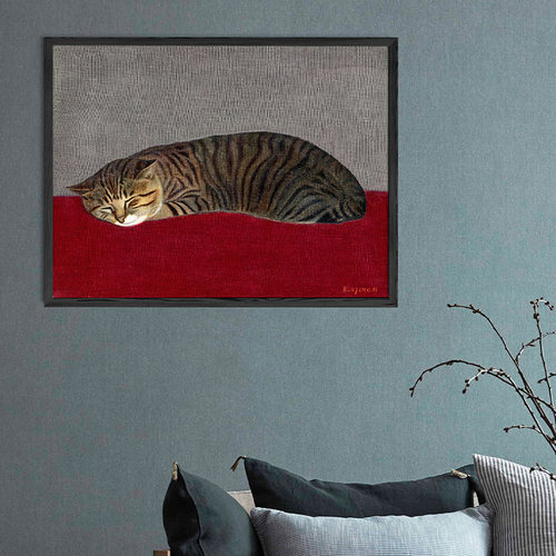 高清微喷纯棉油画布橙湖精品定制