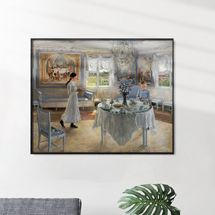 范妮布雷特庆祝日喷绘印制纯棉油画布画芯无框客厅卧室书房装饰画