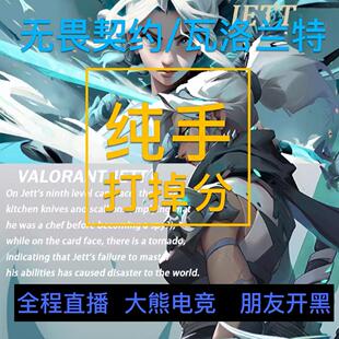 无畏契约瓦罗兰特全段位掉分代打绿色安全纯手打，8r/100分秒上号