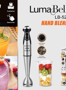 出口LumaBella52011搅拌棒厨房不锈钢料理机果汁粉碎机