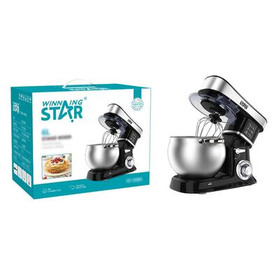 winning star 跨境家用6L和面搅拌打单多功能厨师机Stand Mixer