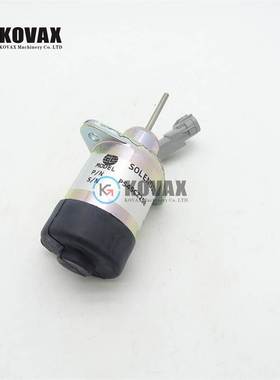 挖掘机机械配件PS45CZ250 24V熄火电磁阀25-38773-00适用于久保田