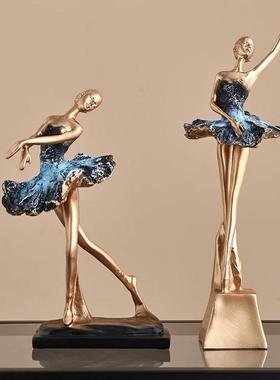 热卖时尚欧式芭蕾跳舞蹈女孩人物家居饰品摆件创意时尚舞蹈室摆件