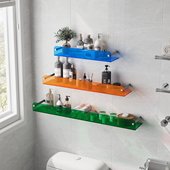 浴室置物架厕所洗手间洗漱台墙上架子收纳挂架免打孔壁挂式 卫生间