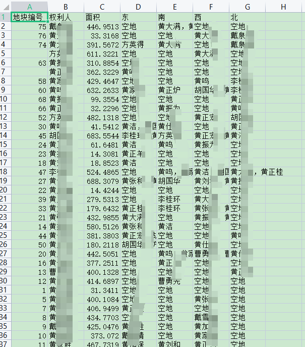 小懒人400号地块无属性四至提取CAD插件CASS插件CSV格式