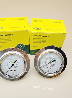 原装进口REFCO威科MR-205/305-DS冷媒压力表制冷库空调机组油表