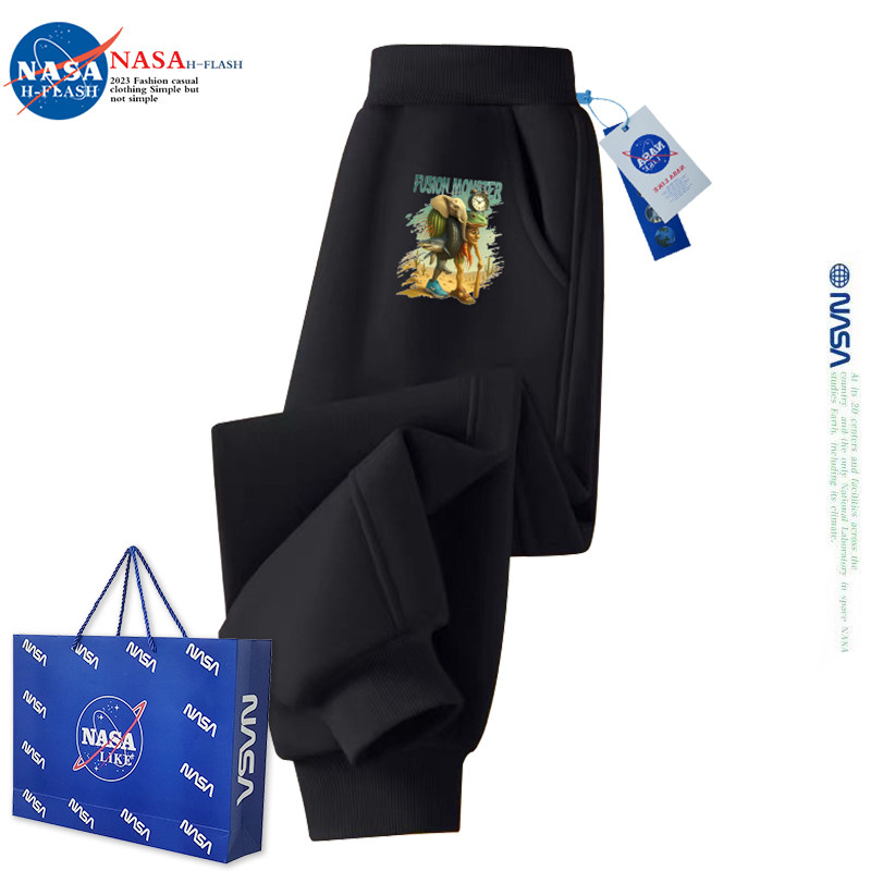 NASA联名男童山海经休闲运动裤儿童秋冬加绒加厚女童卫裤卡通裤子,童装/婴儿装/亲子装,裤子,淘宝优惠券,粉丝福利购,淘宝优惠卷