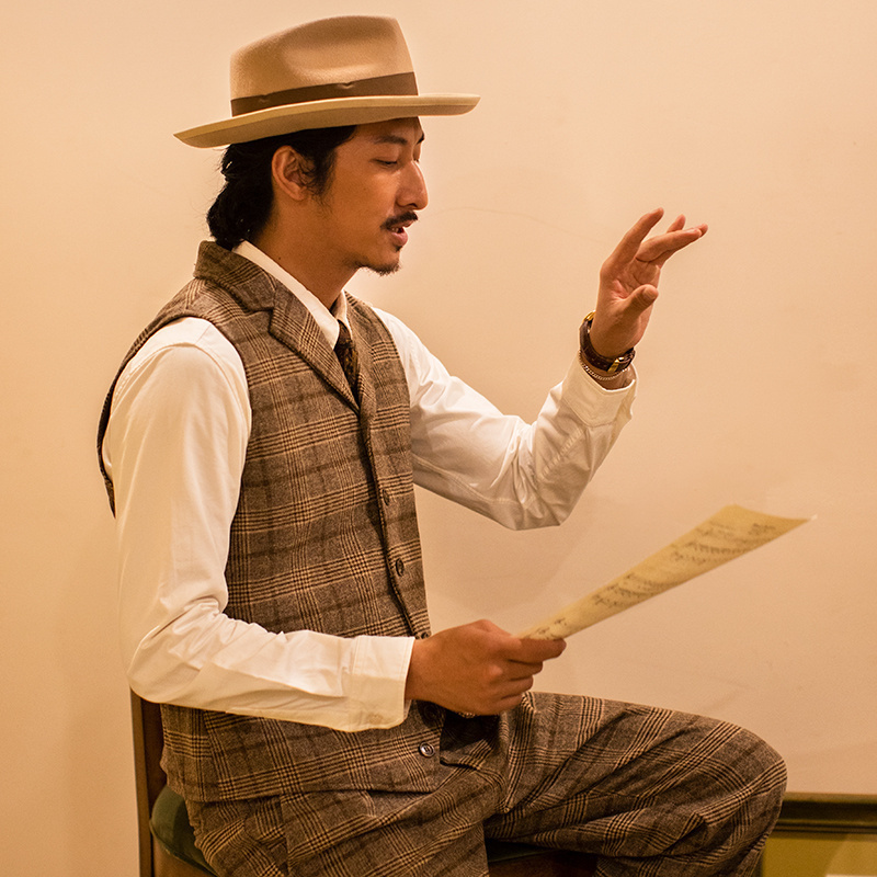 SOARIN英伦风复古格子西装马甲男