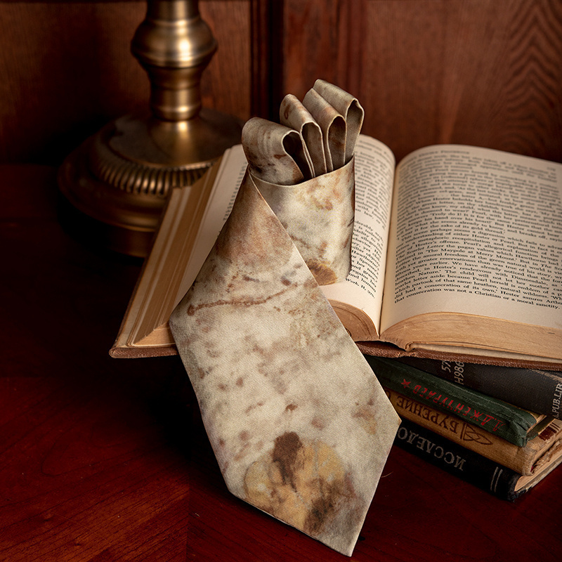 SOARIN复古英伦箭头领带男 商务正装婚礼伴郎手打西装碎花小领带