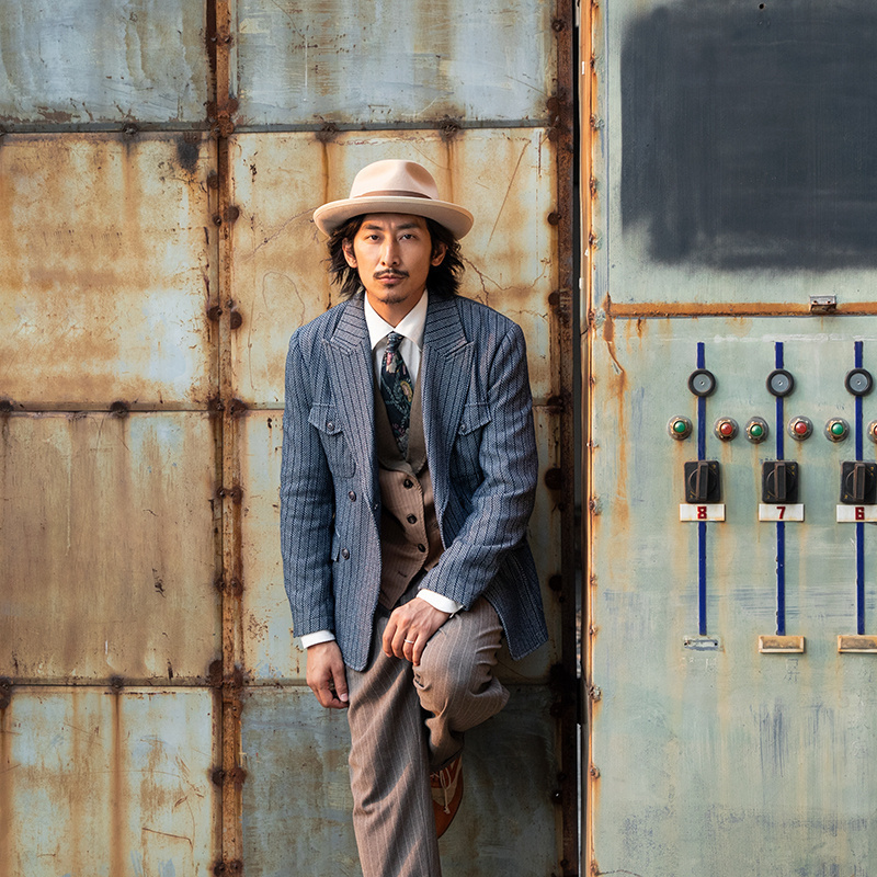 SOARIN英伦复古双排扣西装外套男