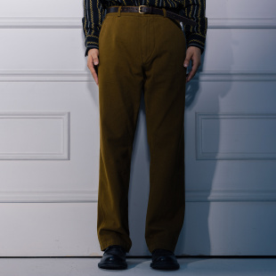 阿美咔叽直筒宽松休闲长裤 SOARIN美式 男 直筒裤 子 复古巴黎扣工装