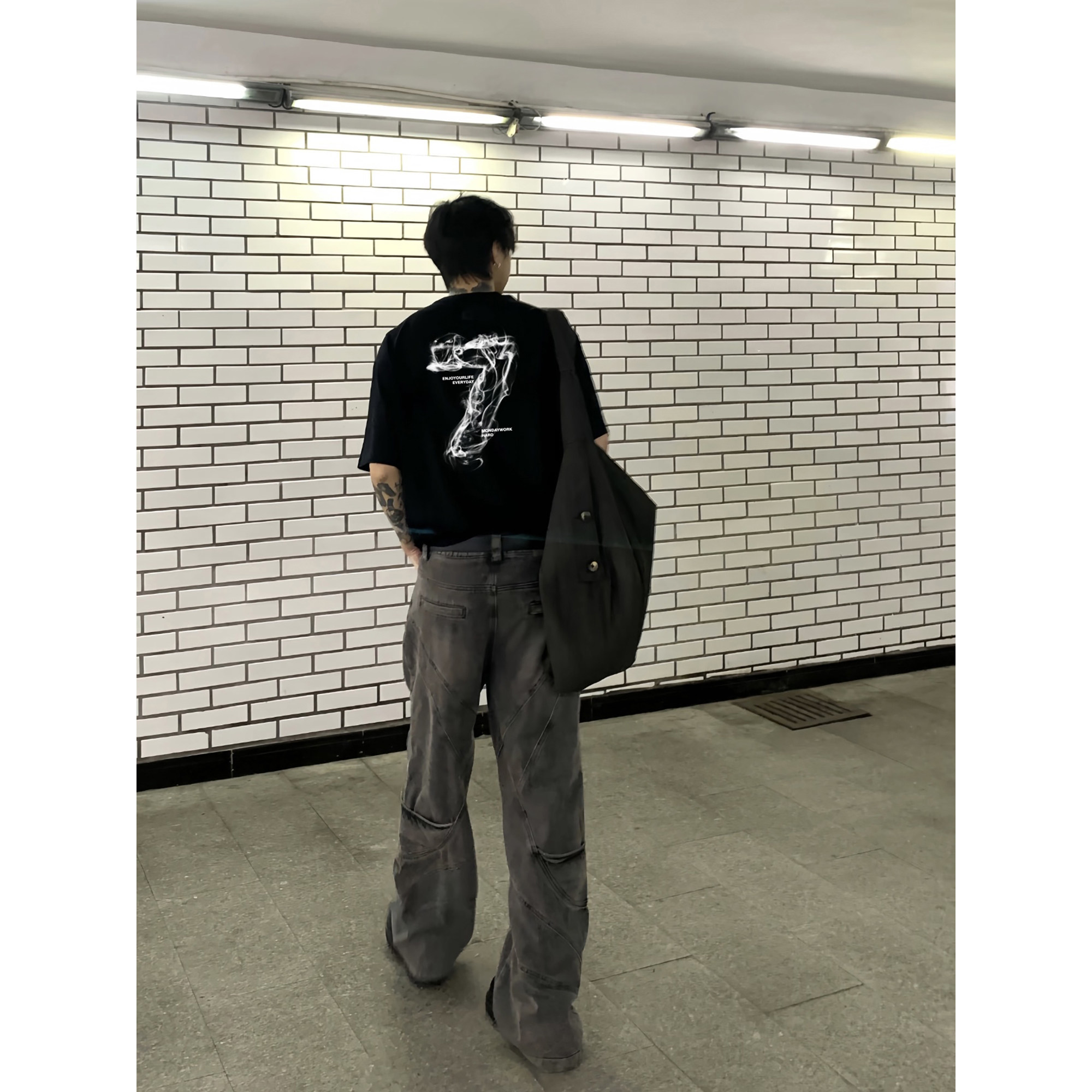 2025夏季新款印花短袖T恤A336-2-V387V-P28-限价38（纯棉）,男装T恤,电商A336-2