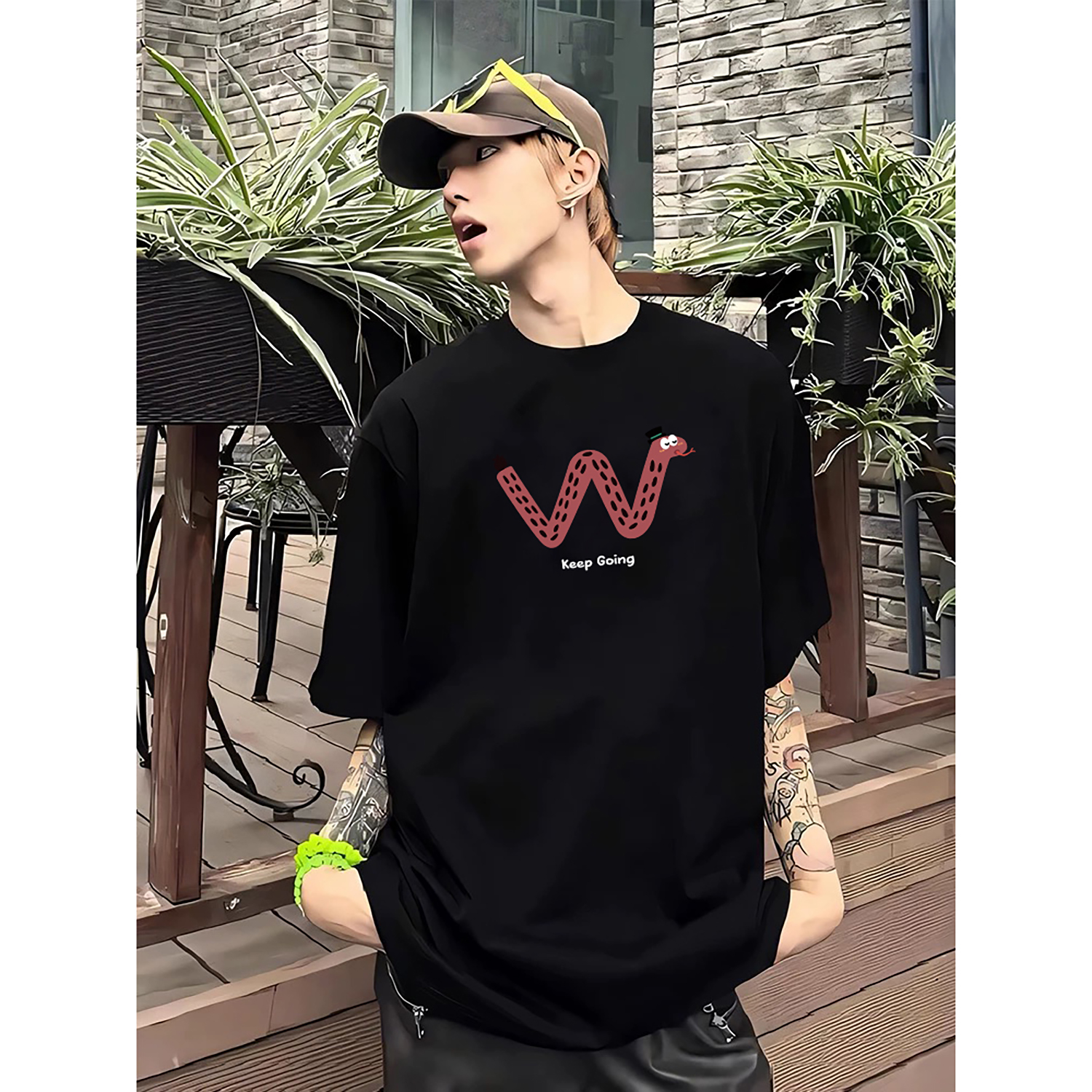 2025夏季新款印花短袖T恤A336-2-V232V-P28-限价38（纯棉），商品下架区商品下架区，电商A336-2