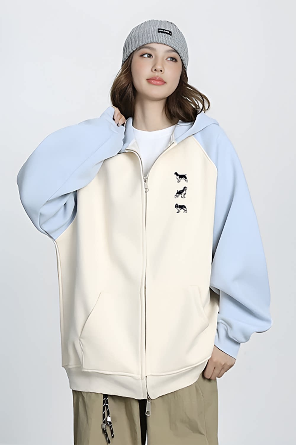2025开衫卫衣420克华棉A336-2-V671V-特P58（60%棉40%聚酯纤维）,男装卫衣,电商A336-2
