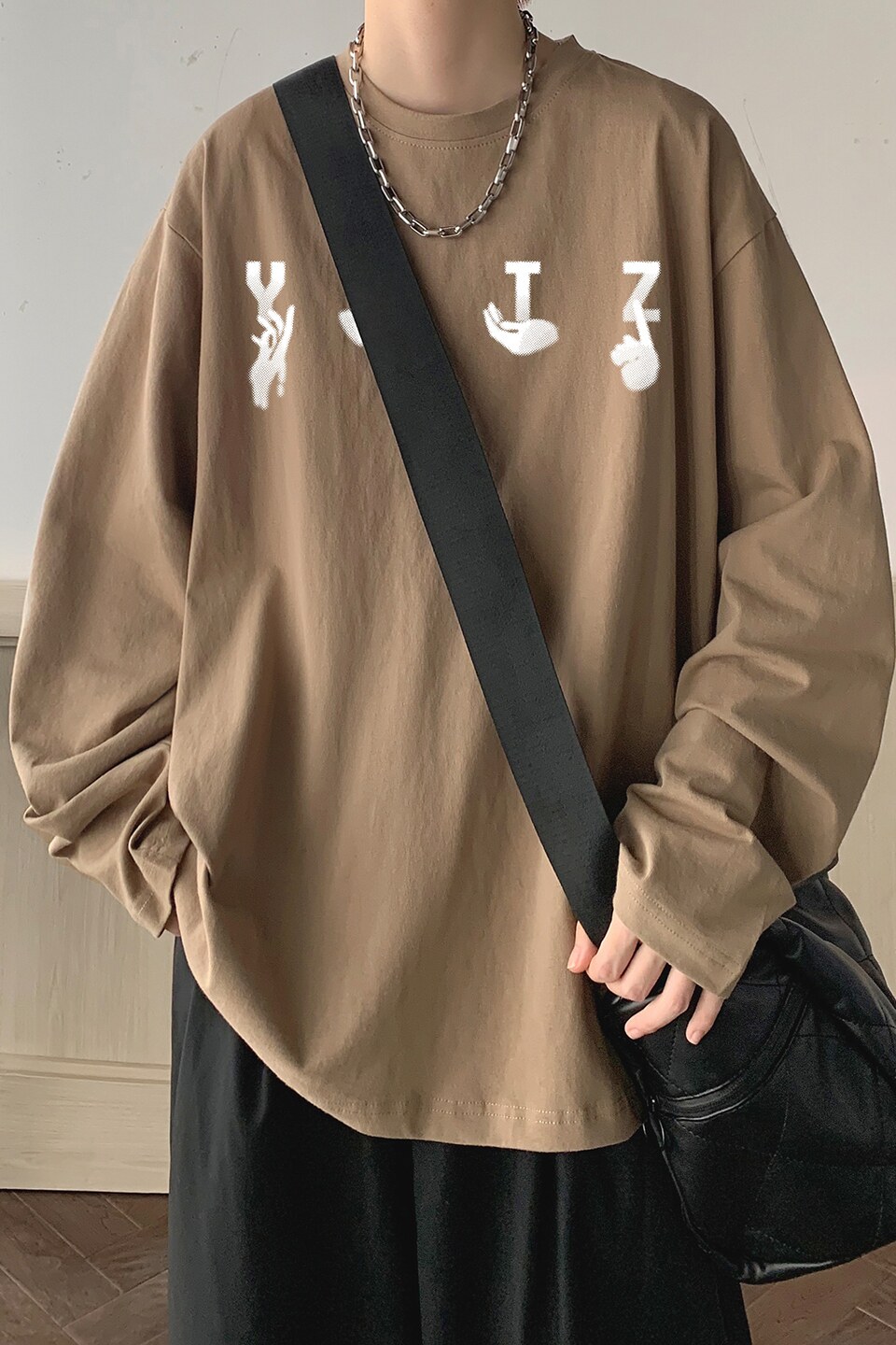 2025秋季新款长袖T恤A336-2-V748V-P38-限价48（纯棉）,男装T恤,电商A336-2