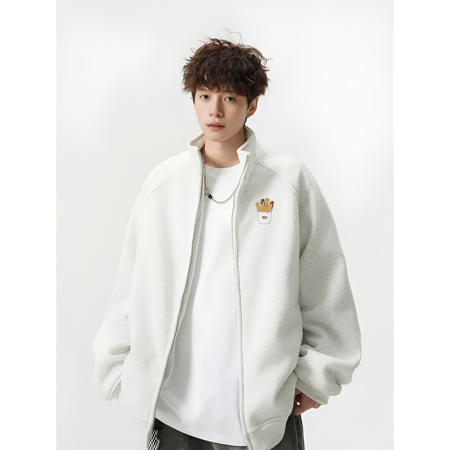 2025开衫卫衣420克华棉A336-2-V795V-特P50-加绒-V795VJR-特P60,男装卫衣,电商A336-2