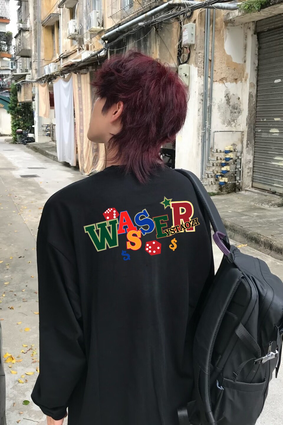2025秋季新款长袖T恤A336-2-V743V-P38-限价58（纯棉）,男装T恤,电商A336-2