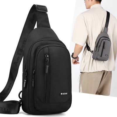新款胸包防水男士单肩斜挎小背包
