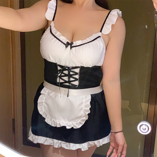 性感内衣纯欲火辣女仆大码 ****睡衣事房情调制服情绪肚兜qqny套装
