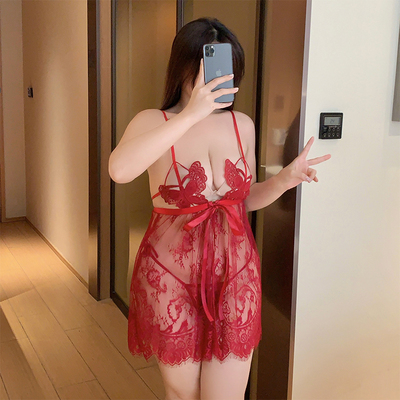 性感睡衣诱惑老公激情风大码纯欲清趣内衣禁欲系床上战肚兜qqny