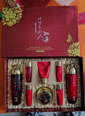现货韩国化妆品三星名品韩方汉方红参滋润缓解细纹补水保湿正品