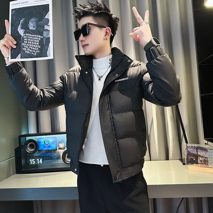 冬季短款羽绒服男款高级感轻薄棉衣2025新款修身小码棉服痞帅外套