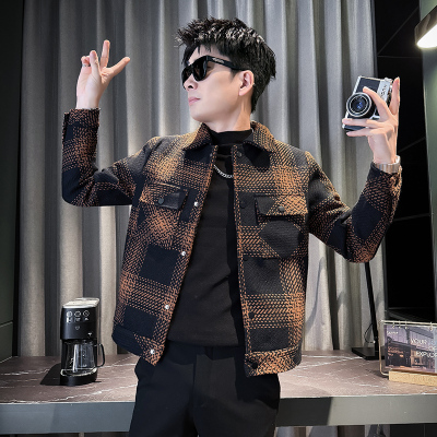 秋冬夹克男士今年流行加厚上衣