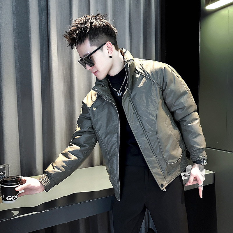 冬季修身工装棉衣男士流行棉服