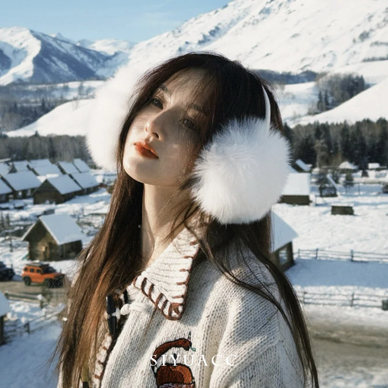 宋祖儿同款白色毛绒保暖耳罩女冬季防寒防冻加厚耳套耳暖耳捂子,服饰配件/皮带/帽子/围巾,耳套,淘宝优惠券,粉丝福利购,淘宝优惠卷