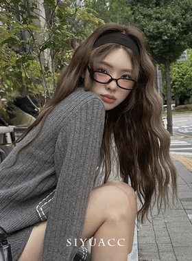 韩版黑色运动发带时尚百搭美式束发带秋冬简约弹力头带头饰发饰女