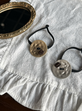 真咖啡豆春夏新款发绳女高弹力扎头发橡皮筋头绳气质发圈头饰