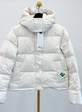 枫叶国小众瑜伽四格泡芙同款羽绒服白色/黑色/音速粉连帽