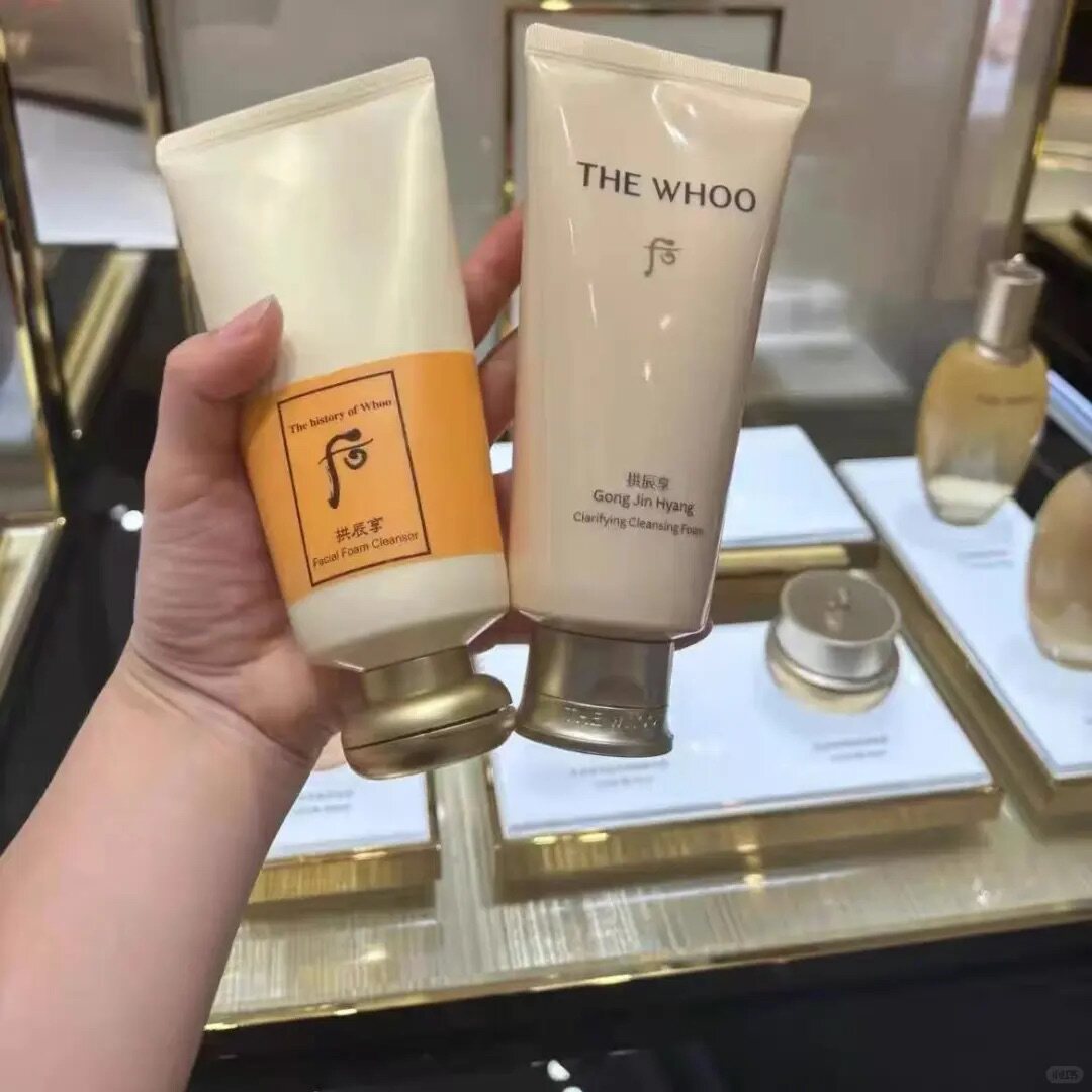 whoo后拱辰享洗面奶补水保湿洁面乳泡沫洗面奶180ml