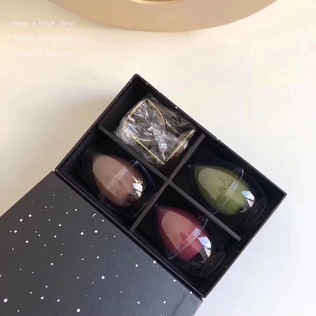 amortals/尔木萄美妆蛋化妆蛋3个组合套装 柔软不吃粉送托架