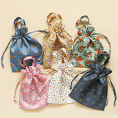 Daily like韩国小清新抽口袋抽绳束口ins风收纳袋手提袋单肩包女