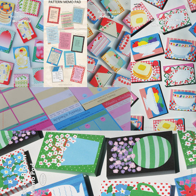 韩国fruitfries复古简约彩色便签