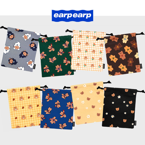 earpearp韩国卡通抽绳化妆包